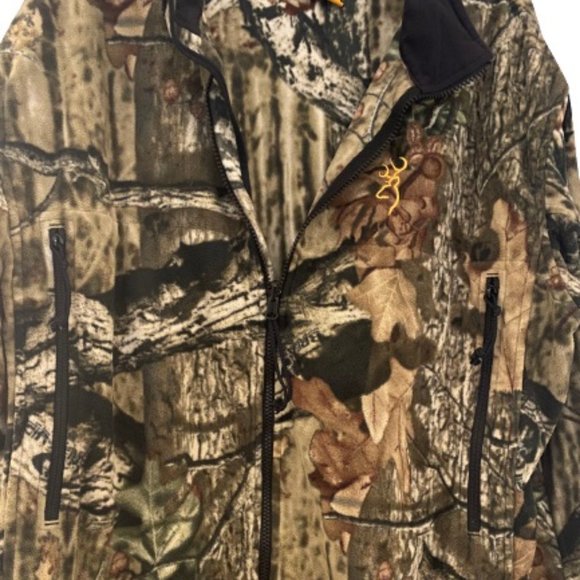 BROWNING WINDSTOPPER CAMO ZIPPER CLOSURE XCHANGE SYSTEM JACKET SE XL/TG - Picture 11 of 11